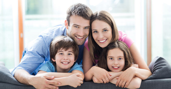 Family of four